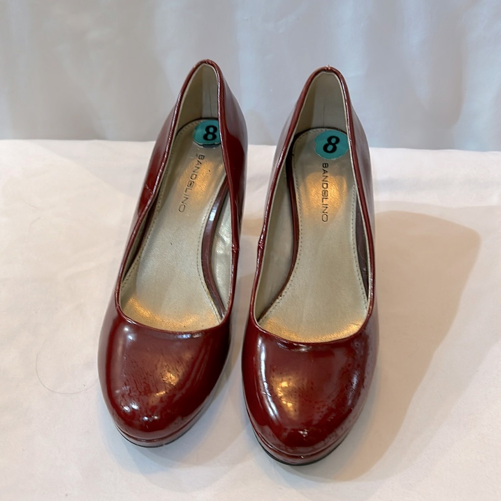 Wine color heels